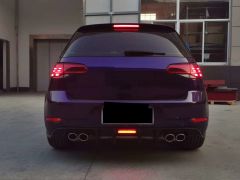 Vw golf 7.5 r arka tampon difüzörü ledli