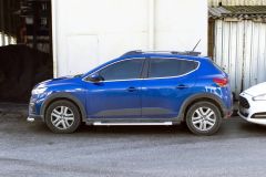 Dacia sandero cam çerçevesi kenar çıtası krom tamtur 2021+