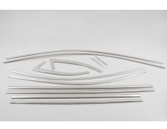 Skoda süper b cam çerçevesi kenar çıtası krom tamtur 2015 / 2022+ 12 parça