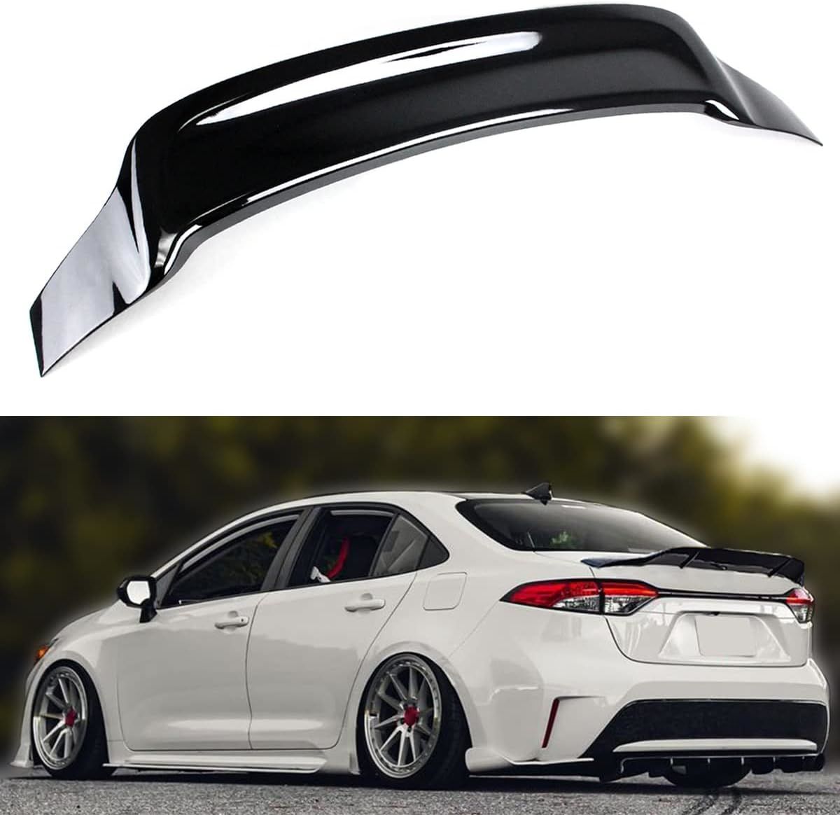 Toyota corolla bagaj üstü spoiler jdm siyah boyalı 2019+