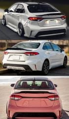 Toyota corolla bagaj üstü spoiler jdm siyah boyalı 2019+
