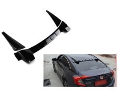 Honda civic fc5 cam üstü spoiler typer model siyah boyalı 2016 / 2021
