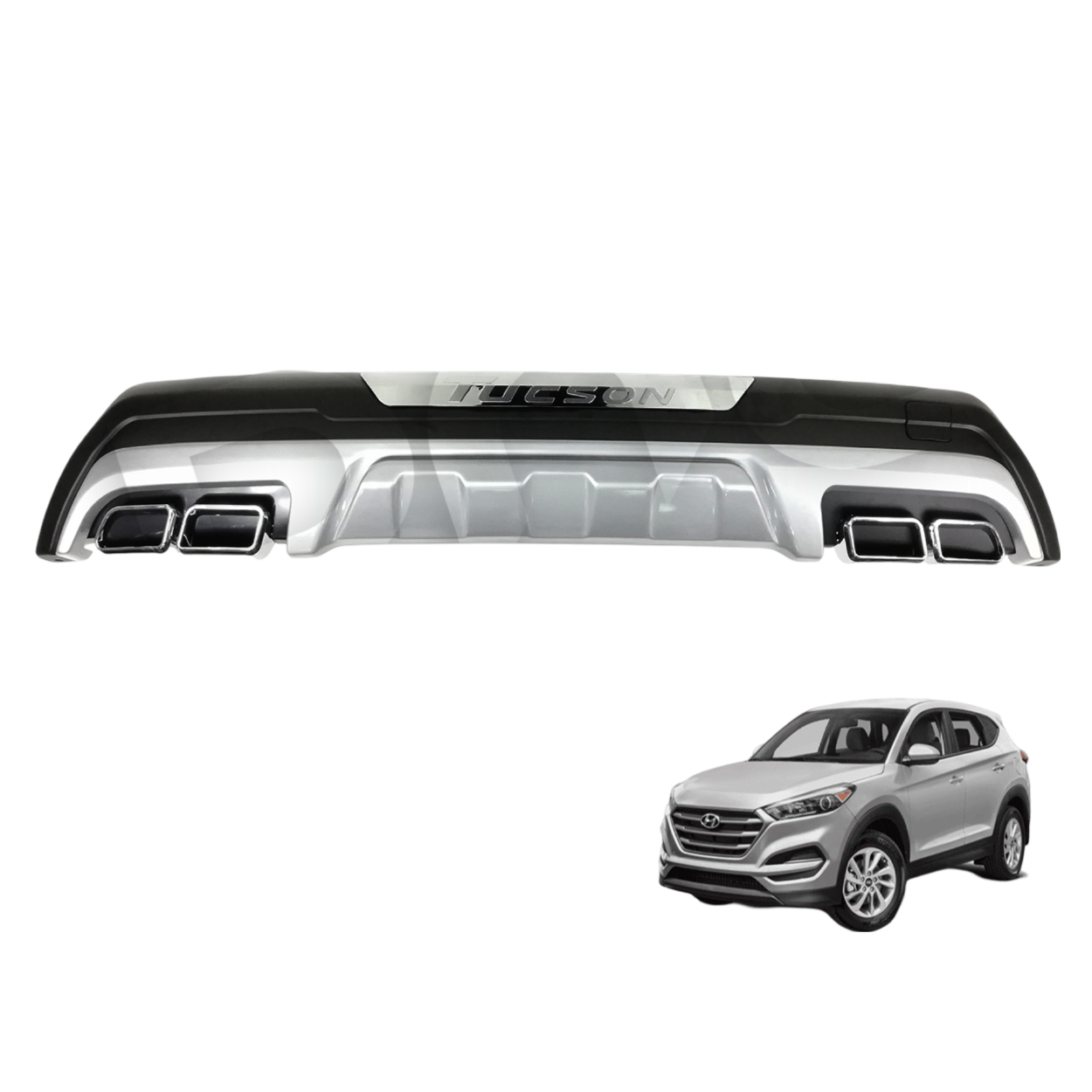 Hyundai tucson arka tampon koruma plastik 2015 / 2018