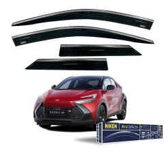 Toyota chr cam rüzgarlığı kromlu niken 2024+