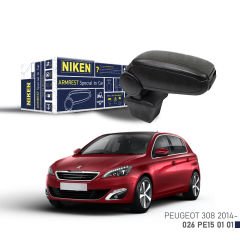 Peugeot 308 kol dayama kolçak vidasız orta konsol 2014+ niken