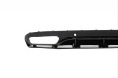 Mercedes w205 coupe amg arka difüzör ve egzoz ucu seti siyah