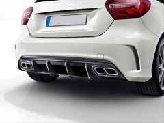 Mercedes w176 a45 difüzör ve egzoz ucu seti krom 2016 / 2018