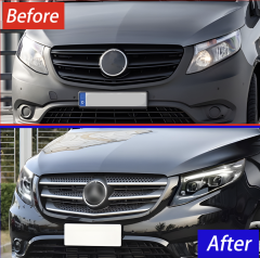 Mercedes vito w447 ön far lambası seti takımı ledli 2025 dizayn 2015+