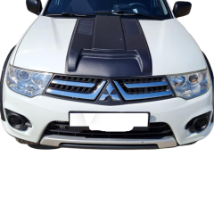 Mtsubsh l200 uyumlu motor kaput üstü şişirme siyah scoop 2007 / 2014