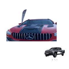 Mercedes x motor kaput üstü şişirme siyah scoop 2017+