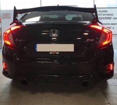 Honda civic fc5 typer bagaj üstü spoiler rr boyasız 2016-