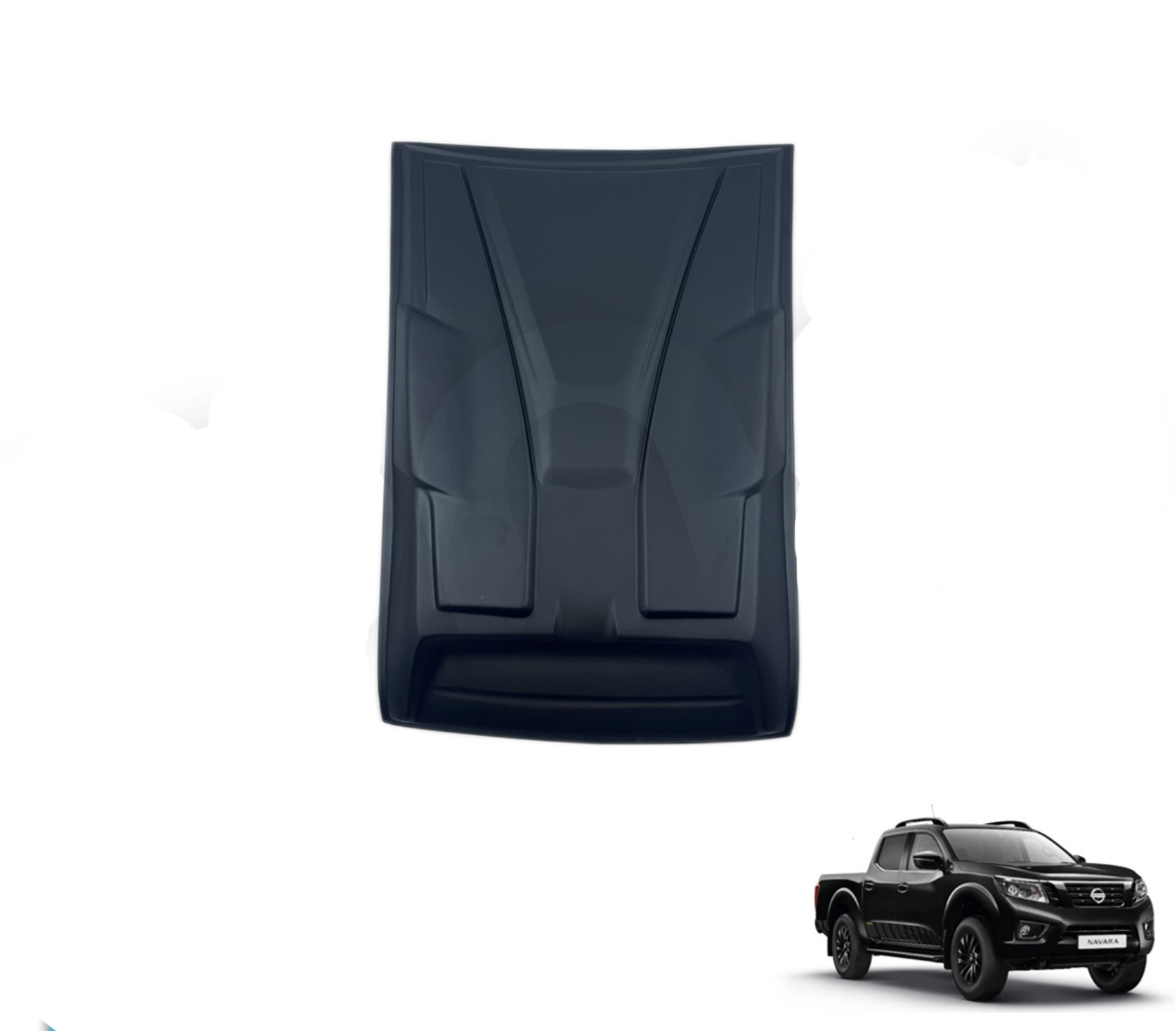 Nissan navara scoop kaput şişirme siyah plastik 2015+ np300