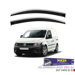 Vw caddy cam rüzgarlığı kromlu 2003 / 2020 niken
