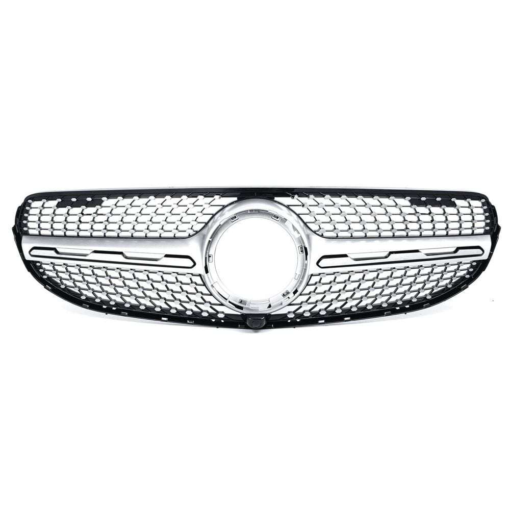 ﻿Mercedes w253 glc diamond ön panjur ızgara gri çıta 2020+