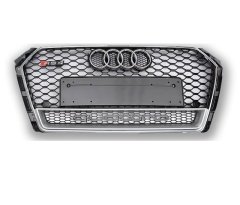Audi a4 rs4 ön panjur ızgara 2016+ B9 krom siyah quattro
