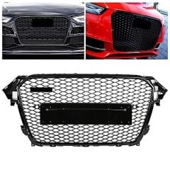 Audi a4 rs4 ön panjur ızgara 2012 / 2015 siyah
