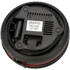 Araç lastik hava kompresörü yuvarlak taşınabilir 12volt 260psi AEM19 1501