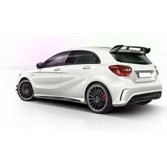 Mercedes w176 a45 amg gt bagaj üstü spoiler siyah 2012+ a serisi