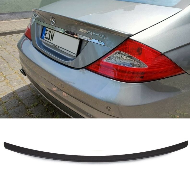 Mercedes w219 bagaj üstü spoiler pianoblack boyalı