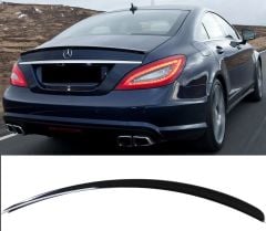 Mercedes w218 bagaj üstü spoiler pianoblack boyalı