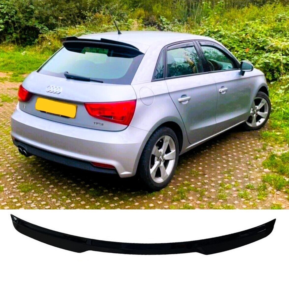 Audi a1 bagaj üstü spoiler pianoblack boyalı 2012 / 2015