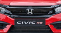 Honda civic fc5 uyumlu rs ön panjur ve far kaşları siyah 2016+