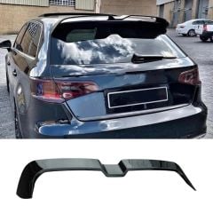 Audi a3 8v bagaj üstü spoiler pianoblack boyalı oettinger 2013 / 2020
