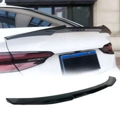 Audi a4 b9 bagaj üstü spoiler pianoblack boyalı yarasa 2016 / 2024
