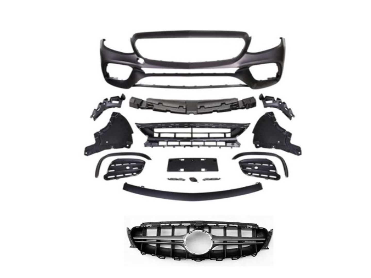 MERCEDES W213 2016+ E63 ÖN TAMPON & PANJUR SETİ