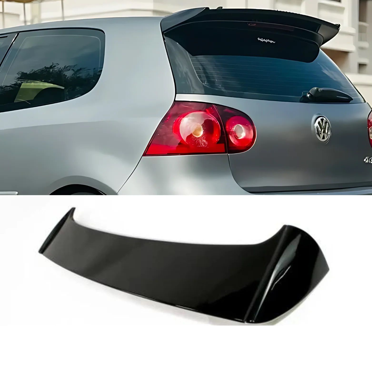Vw golf 5 gti bagaj üstü spoiler pianoblack boyalı 2003 / 2009