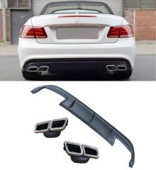 Mercedes w207 e63 arka difüzör ve egzoz ucu seti 2013 / 2016