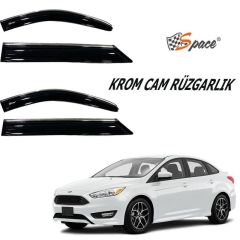 Ford Focus Sedan Krom cam rüzgarlığı  2012-2018/ CARU417