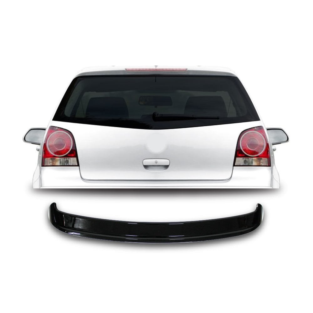 Vw polo 9n bagaj üstü spoiler pianoblack boyalı 2003 / 2009