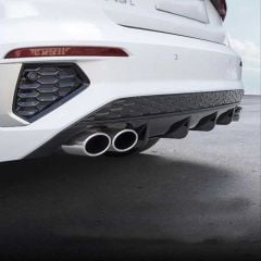 Audi a3 hb s3 arka difüzör ve egzoz seti 2021+ pianoblack