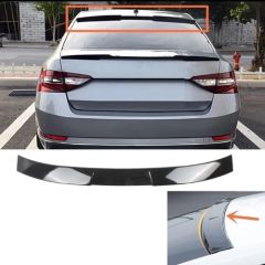 Skoda süper b cam üstü spoiler pianoblack boyalı yarasa 2016 / 2018