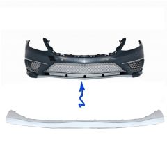 Mercedes w222 ön tampon altı lip krom 2013+ lci
