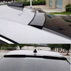 Skoda octavia cam üstü spoiler pianoblack boyalı 2013+