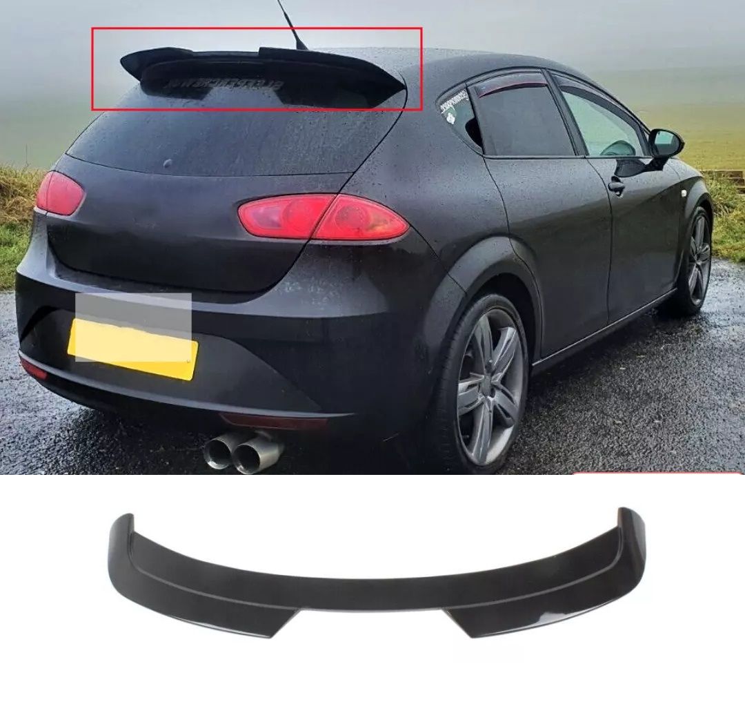 Seat leon bagaj üstü spoiler pianoblack boyalı 2005 / 2012
