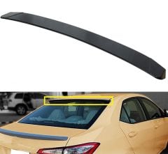 Toyota corolla cam üstü spoiler pianoblack boyalı 2014 / 2018