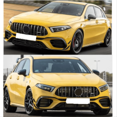 Mercedes w177 a45 ön tampon ve panjur seti 2019+ A serisi