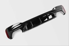Bmw g30 m5 arka tampon difüzör pianoblack 2017+