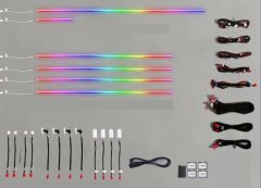 Üniversal ambians aydınlatma seti 64 renk app kontrollü dinamik