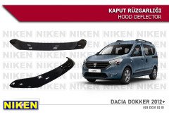 Dacia dokker kaput rüzgarlığı koruyucu 2012+