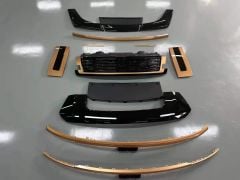 Lr range rover vogue uyumlu golden tampon ekleri seti 2023+