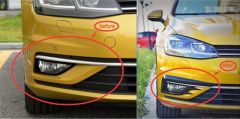 Vw golf 7.5 gti ön sis kaplaması siyah 2017 / 2020