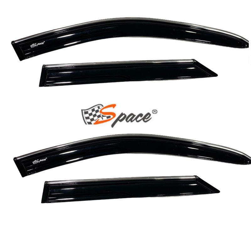 Fiat Uno Krom cam rüzgarlığı 1.2mm  4'lü / CARU436