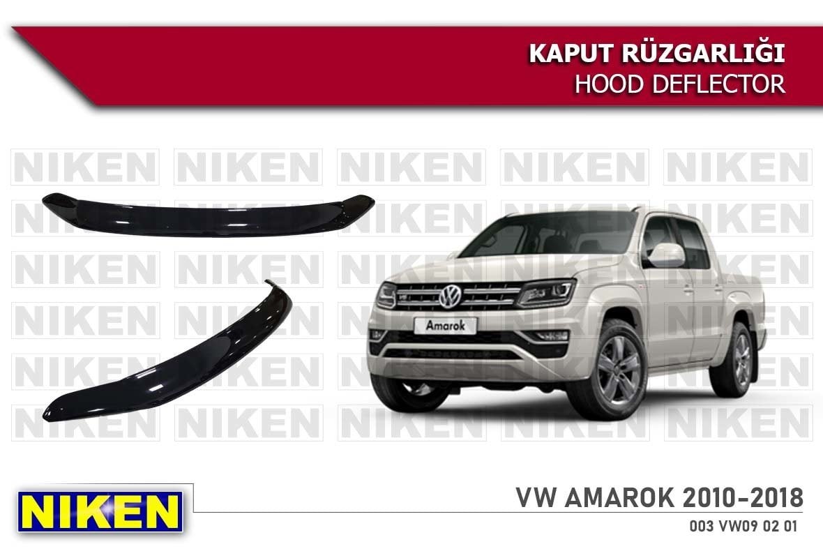Vw amarok kaput rüzgarlığı koruyucu 2010 / 2018