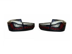 Bmw f30 arka stop lambası led gts model smoke 2012+