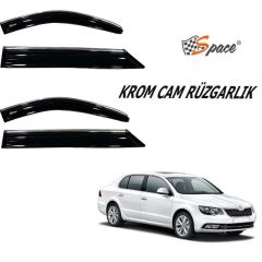 Skoda superb krom cam rüzgarlığı  2013-2015/ CARU420