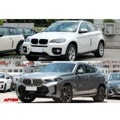 Bmw x6 e71 to g06 dönüşüm body kit seti full facelift 2008 / 2014